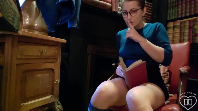 Sexy Librarian Wearing Glasses - Dani Daniels is a very Naughty Librarian - Pornhub.com