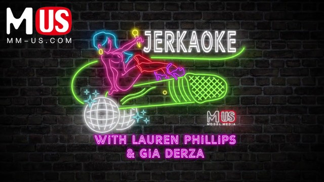 Jerkaoke - Lauren Phillips and Gia Derza Play Sexy Space Games - Avery Black, Gia Derza, Lauren Phillips