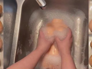 Asmr Slutty Dirty Silicone Doll Needs To Be Cleaned Part 3