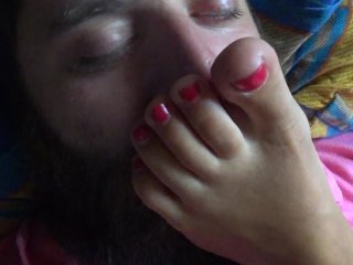 (Asmr) Она Хочет, Чтобы Ей Вылизывали Ступни Каждый День, После Долгой Ходьбы! Поклонение Её Ногам