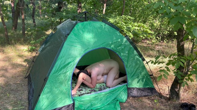 Forest Sex Couple In The Tent - Fucked in 69 Position in a Tent in the Forest - Ikasmoks - Pornhub.com