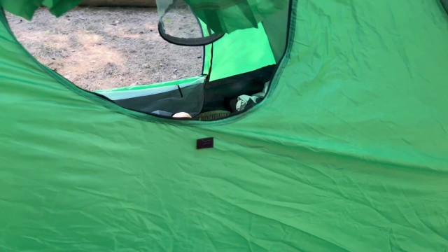 Fucked in 69 position in a tent in the forest - Ikasmoks