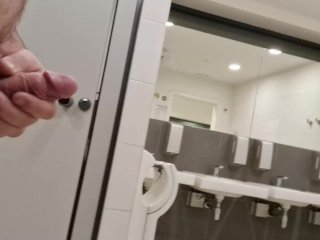 Public Masturbation In Highway Bathroom