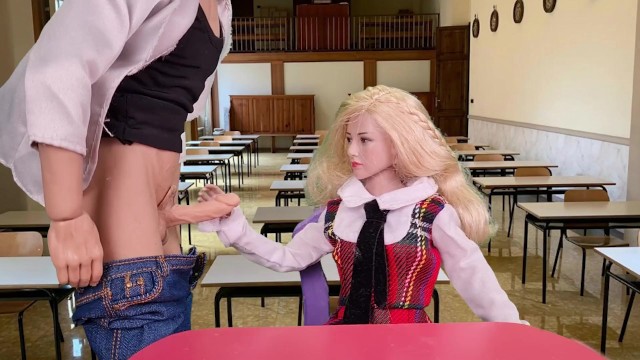 640px x 360px - Student Barbie Doll has Sex with Teacher at School - Pornhub.com