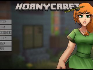 Hornycraft [Hentai Game Pornplay ] Ep.3 Milking A Minecraft Furry Cowgirl's Huge Tits