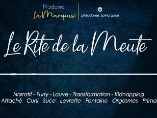 Le Rite De La Meute [French Audio Porn_Furry Transformation Louve_Narratif]