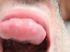 Epic male mouth tease