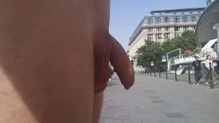 Big Cock In The City Naked On A Bicycle