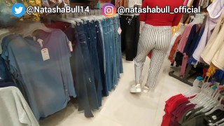 Outside In The Clothing Store I Follow An Unknown Girl Who Sucks My Dick In The Fitting Rooms