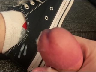 Cum On Converse And Socks