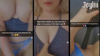 Stretched Sexting My Stepbro On Snapchat Until He Fucks Me And Cums In My Pussy Joyliiiiiiiiiiiiiiiiiiiiiiiiiiiiiiiii