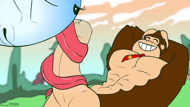Donkey Kong Porn Blowjob - DONKEY KONG FUCKS BOO LITTLE PUSSYHOLE! Rule34 Animation - Pornhub.com