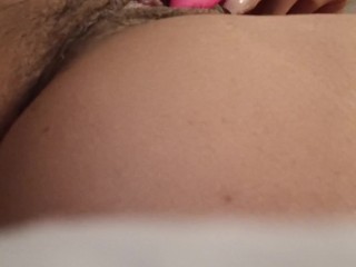 Cum twice close up clit_orgasm withtoy