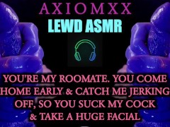 (LEWD ASMR) Roommate Comes Home Early