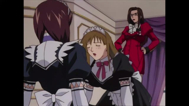 Uncencored Anime Lesbian Oral - The new Maid Applies for a Job at the Mansion, and the Yuri Drama Ends with  a Double Climax - Pornhub.com