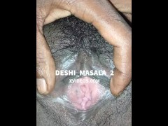 Horny Indian wife's hairy wet Pussy fuck up and interracial creampied by Brother in law