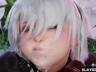 2B Is Such A Cumslut (Nier Automata Game 3D Animation Loop With Sound)