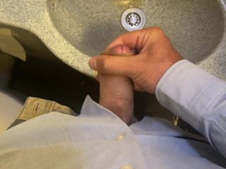 Mile High_Club - Business Man Masturbates on an Airplane to Germany(creamy cumshot)