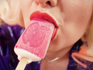 ASMR mukbang_video in braces - eating ice_cream
