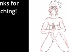 Kakashi Hard Dick no Jutsu speed drawing W/HentaiGayming