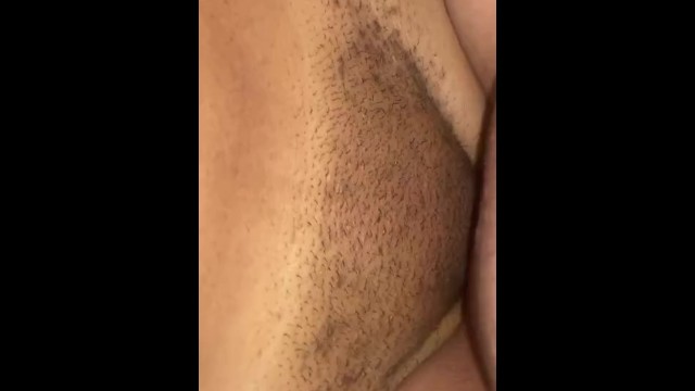 Wet pussy bumping