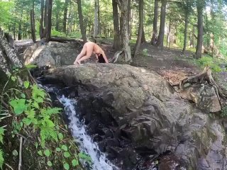 Just Me Doing Some_Outdoor Stretching_Enjoying Nature. Nothing Hardcore_in This One!