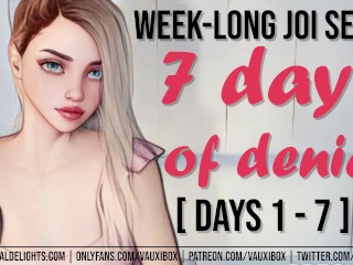 JOI AUDIO SERIES: 7 Days of Denial by VauxiBox (Edging) (Jerkoff Instruction) - ENTIRESERIES