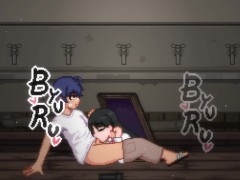 Cute artist girl sucks my cock happily and swallows my cum | Hentai Games Gallery P15 | W Sound!