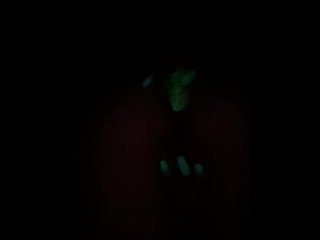 Glow In The Dark Butt Plug And Nails. Watch It Disappear