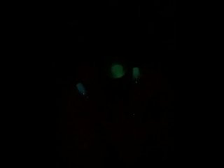 Glow in the Dark Butt Plug_and Nails. Watch It Disappear