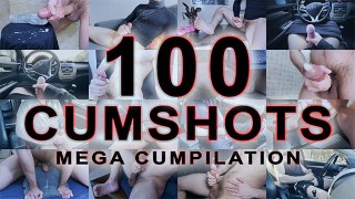 Outdoor MEGA COMPILATION OF 100 CUMSHOTS IN 30 MINUTES