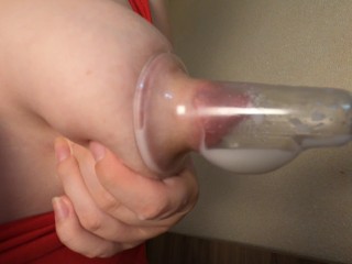 A glass of breast milk for me and a pussy full of cum for mylovely wife