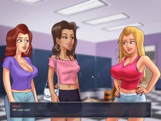 Summertime Saga Pt4 - Getting A Handjob At School And Getting Close To Eve