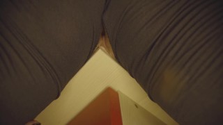 Humping Custom Video Of A Moaning Wet Pussy Humping On A Table Corner