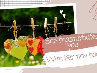 She Masturbates You With Her Tiny Boobs (Audio Only)
