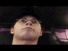 Guy Films Himself Alone in A Movie Theater
