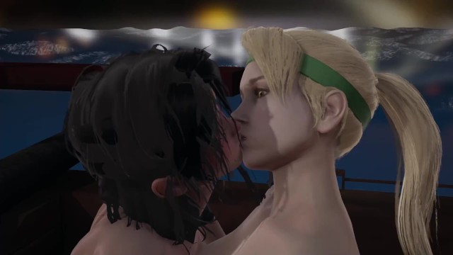 Pornhub Mortal Kombat Porn - Mortal Kombat: Sonia Blade x Jade Lesbian Sex in Boat Kissing + Cunnilingus  - Pornhub.com