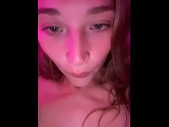 Close up solo wet pussy play
