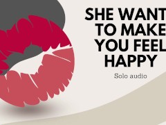 Your sweetheart wants to make you happy (xxx audio)