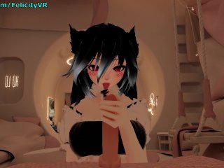 Your Horny Catgirl Maid Makes You Cum~❤️ [Joi, Pov, Vrchat Erp, Jerk Off Challenge, Fap Hero]