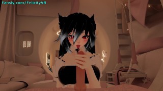 Titjob JOI POV Vrchat ERP Jerk Off Challenge Fap Hero Your Horny Catgirl Maid Makes You Cum