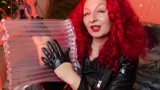 Kink Transparent ASMR Film With Air Bubbles