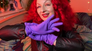 Rubber Close-Up Soundings With ASMR Rubber Gloves