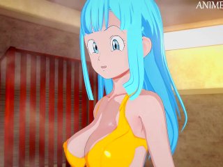 Goku Fucks Bulma In The Sauna Until Creampie - Dragon Ball Hentai 3D Uncensored