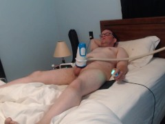Twink Using My New Milking Machine for an Explosive Finish
