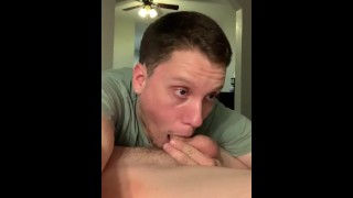 Suck Straight Friend Blowing In His Hotel Room