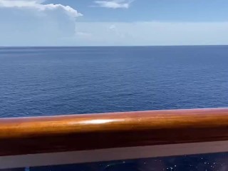 She loves masturbate and_squirting on exotic cruise to Bahamas