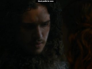 Game of Thrones - Jon Snow and Ygritte Sex Scene in Cave_Kit Harington and Rose Leslie Sex Scene