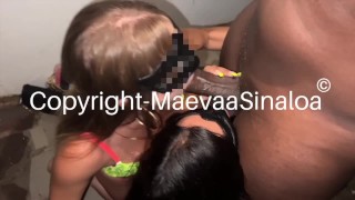 Stranger Maevaa Sinaloa Chasse À L'homme Au Cap D'agde On Acquits Two Unknown Black Men And Obtains Their Sperm