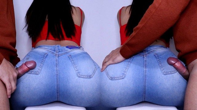 Ass Butt Jean Porn - Ass Grinding and Assjob on Nice Ass in Tight Jeans - Pornhub.com